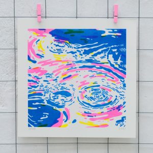Water - RISO Art print - Image 1