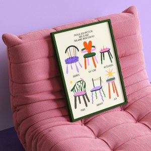 TAKE A SEAT – Art print - Image 3