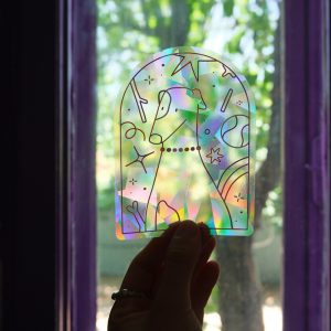 WOOF - Suncatcher | Sticker generator de curcubeie - Image 2