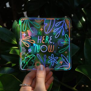 HERE, NOW - Suncatcher | Sticker generator de curcubeie - Image 1