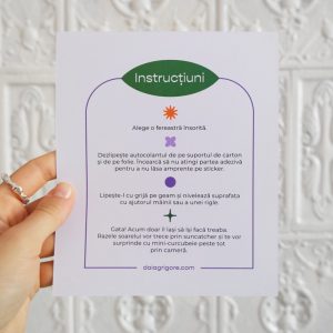 HERE, NOW - Suncatcher | Sticker generator de curcubeie - Image 5